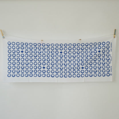 【番留京子】熊野の八咫烏手拭い