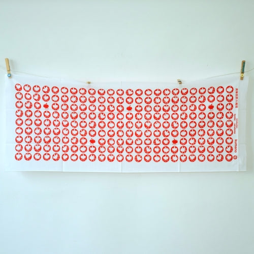 【番留京子】熊野の八咫烏手拭い