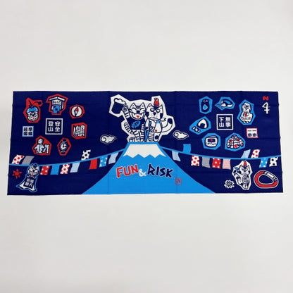 【小川さゆり】猫手ぬぐいFUN&RISK