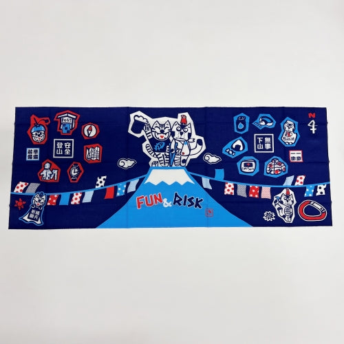 【小川さゆり】猫手ぬぐいFUN&RISK