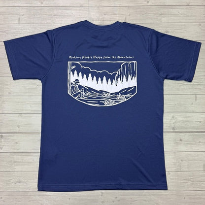 【Yamakara】YamakaraオリジナルTシャツ インディゴブルー