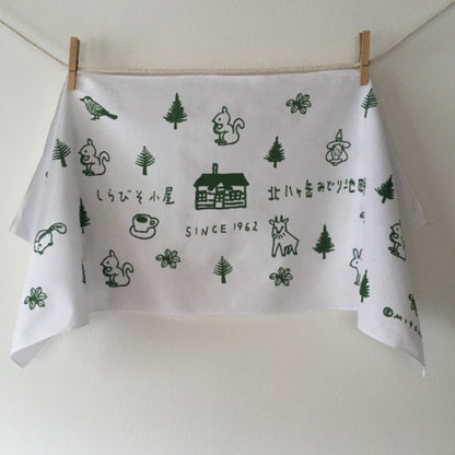 【しらびそ小屋】オリジナル手ぬぐい